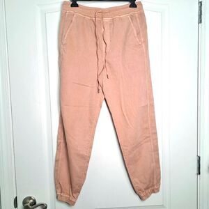GAP Pink Linen Highrise Jogger